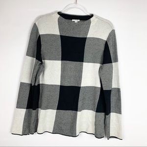 J.Jill Plaid Pullover Sweater